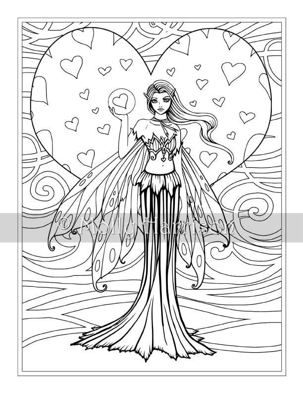 Mystical Fantasy Coloring Book by Molly Harrison