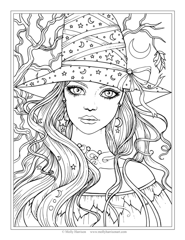 face coloring pages for adults - photo #45